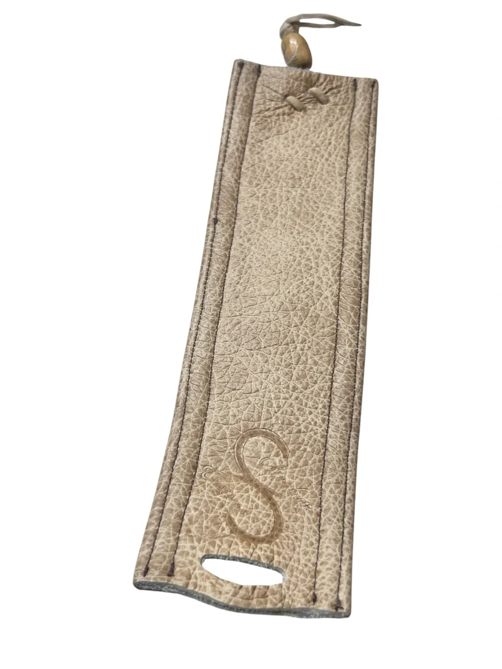 Strahan Customs leather bracelet in Taupe and Brown Unisex
